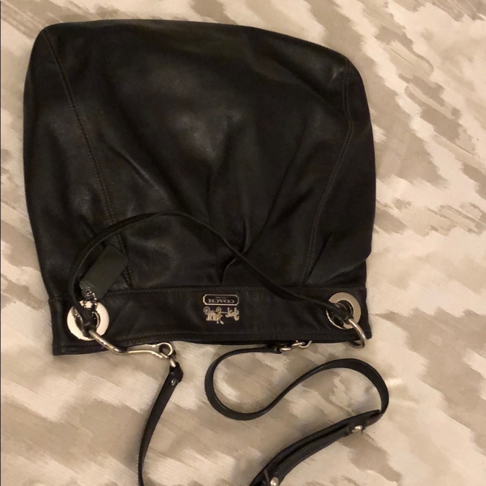 Coach hippie black bag